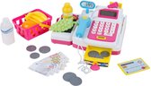 Eddy Toys Speelgoedkassa - Winkeltje Spelen - 24 Onderdelen - Kassa Set