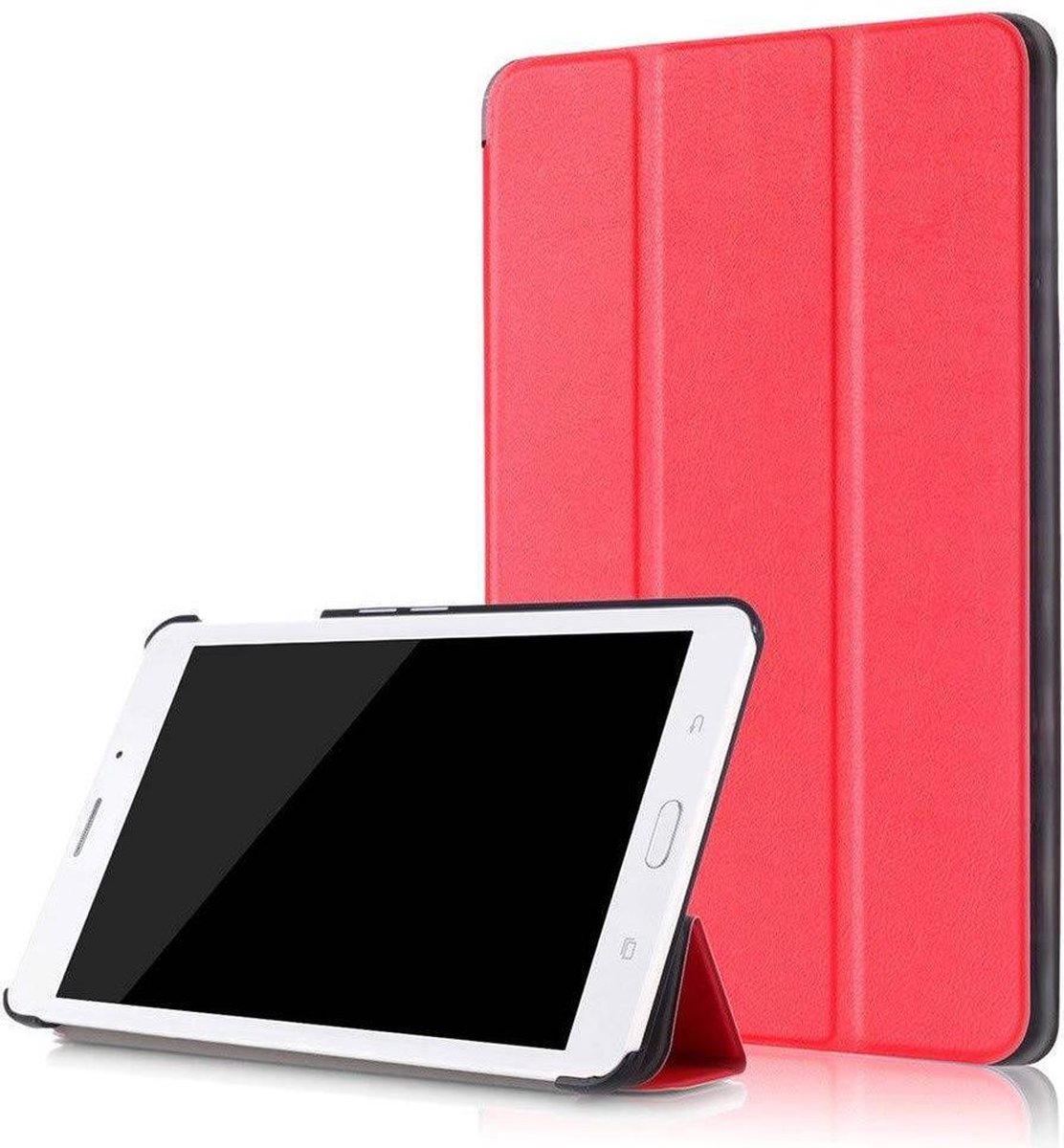 Samsung Galaxy Tab A 8.0 SM-T380 Tri-Fold Book Case - Rood