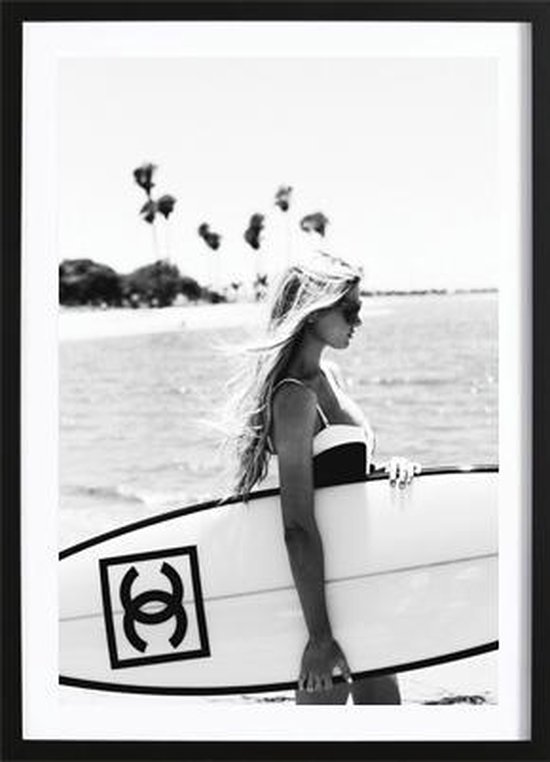 Chanel Surfboard Poster - Wallified - Poster - Print - Wall Art - Interieur