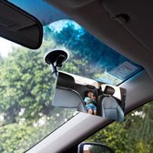 360 graden auto verstelbare interieur voorruit rechthoekige dodehoekspiegel met zuignap houder