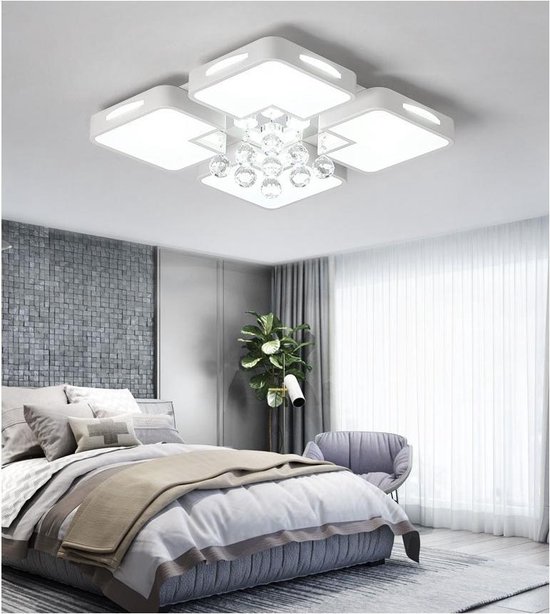 40W woonkamer eenvoudige moderne LED plafond Lamp Crystal Light 60 x 60cm  (wit licht) | bol.com