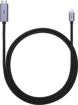 Baseus kabel USB Type C Naar HDMI 2.0 4K 60Hz High Definition Series adapter 1m zwart (WKGQ010001)