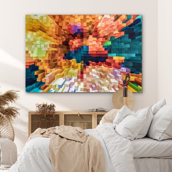 Peinture sur Verre - Figure Abstraite - 180x120 cm - Peintures sur Verre Peintures - Photo sur Glas