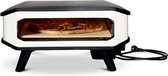 Cozze - Pizza Oven Elektrisch 17 Inch met Pizzasteen 230V 2200W - Edelstaal - Zwart