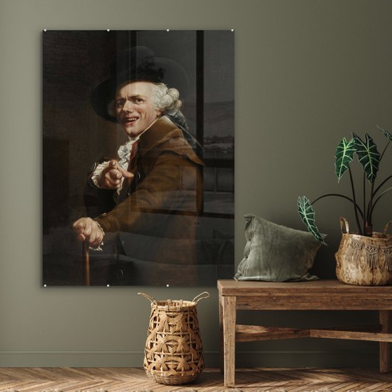 Peinture sur Verre - Autoportrait - Joseph Ducreux - 90x120 cm - Peintures sur Verre Peintures - Photo sur Glas