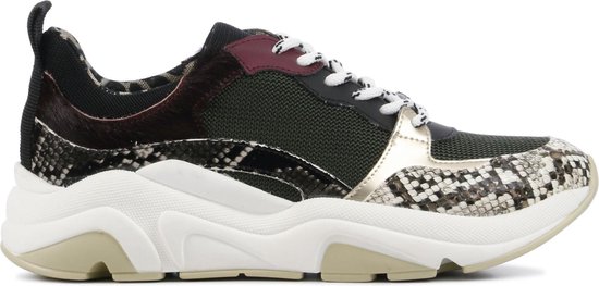 Mace Dames Sneakers Wit combi led mid sneaker | Shoe Club