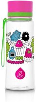 Equa BPA free drinkfles 600 ml - Uitvoering - Pink Monsters