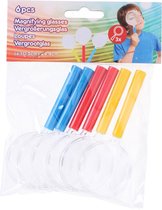 Eddy Toys Vergrootglazen 10.5 X 4.4 Cm 6 Stuks