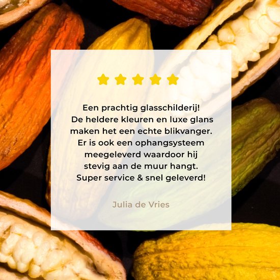 Cabosses ouvertes et fermées des fèves de cacao Plexiglas 30x20 cm - petit - Tirage photo sur Glas (décoration murale plexiglas)