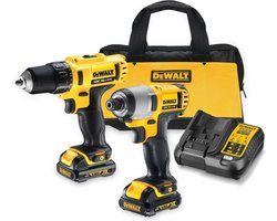 DeWALT DCK211C2 Accu Combiset 10.8V 1.3Ah XR Li-ion in Tas