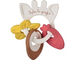 Sophie de giraf Bijtring met geur - 5-Senses Collectie - Bijtspeelgoed - Babyspeelgoed - 3 Geuren - Vanaf 0 maanden - OK-Biobased - In witte geschenkdoos