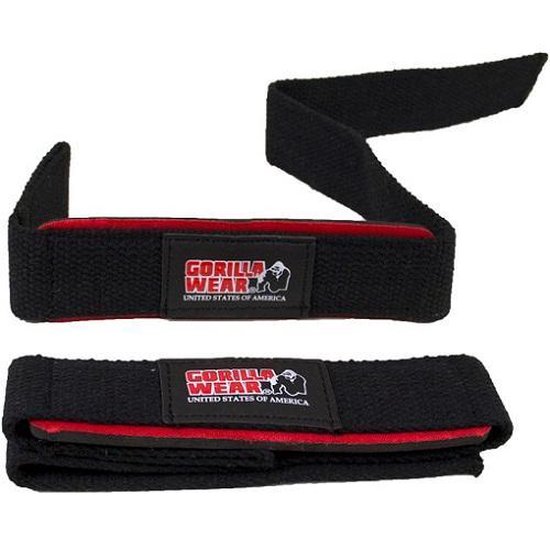 Sangles De Traction Gorilla Wear – Non Rembourrées, 57 Cm, Largeur 3,8 Cm, Ajustables, Pour Musculation Intensive