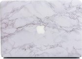 Lunso Geschikt voor MacBook Pro 13 inch (2016-2019) cover hoes - case - Marble Cosette