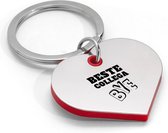 Akyol - collega sleutelhanger hartvorm - Collega - beste collega's - cadeau - afscheid - verjaardag - leuk kado voor je collega om te geven