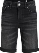 Jack & Jones Junior Broek Jjirick Jjoriginal Shorts Mf 2350 S 12230494 Black Mannen Maat - W116