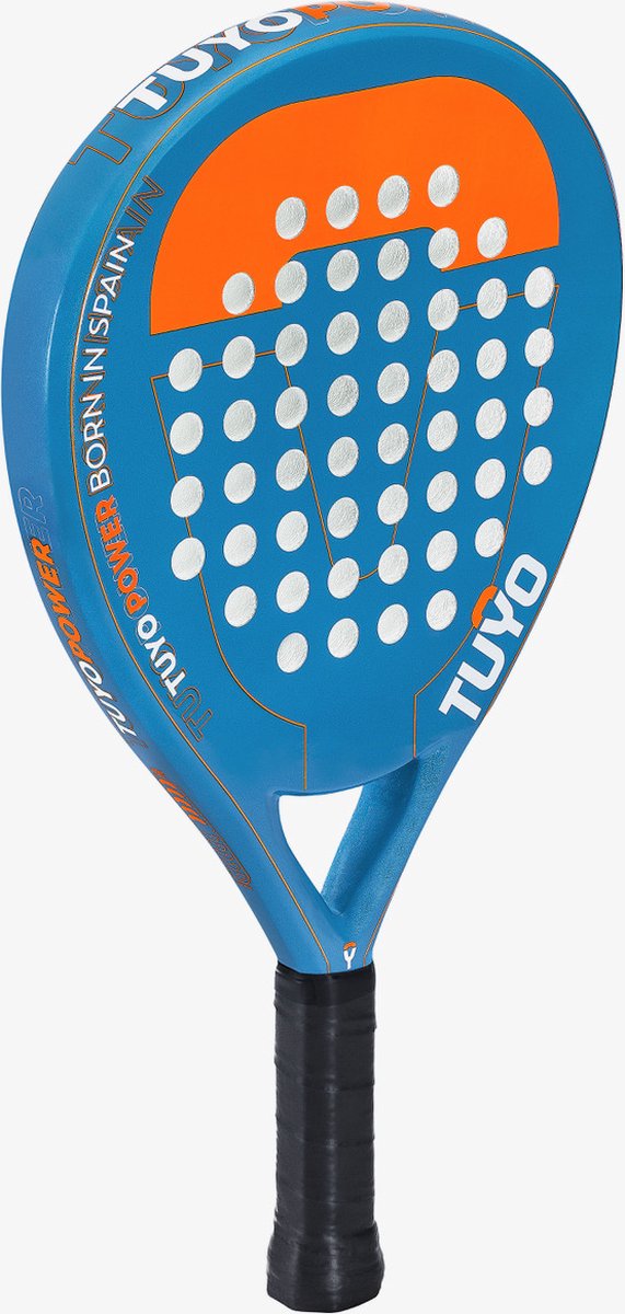 Padel racket - TUYO - Junior Power Blauw - Kinderracket- ronde vorm