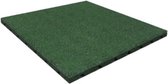 Terrastegel Rubber 50 x 50 (25 mm) groen