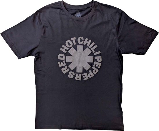 Red Hot Chili Peppers - Classic Asterisk Logo Heren T-shirt - XL - Zwart