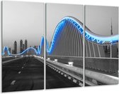Pont de peinture sur verre | Bleu gris | 120x80cm 3 Liège | Tirage photo sur verre |  F007227