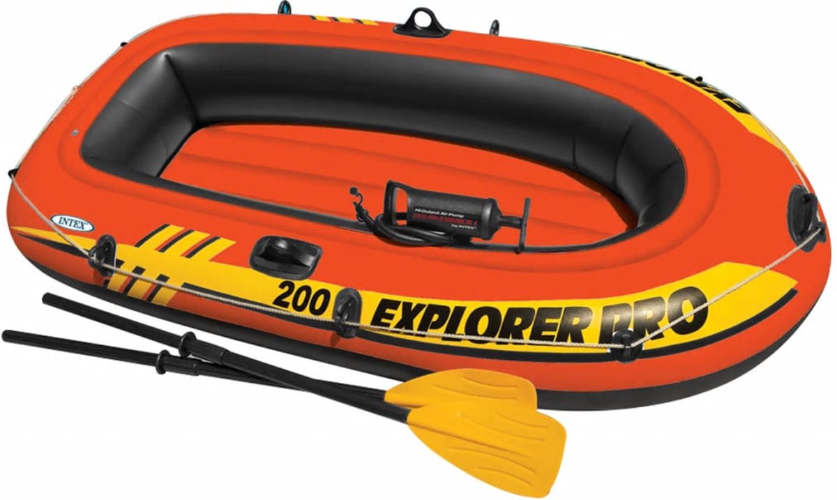 Intex Explorer Pro Opblaasboot - 2 Oranje | bol.com