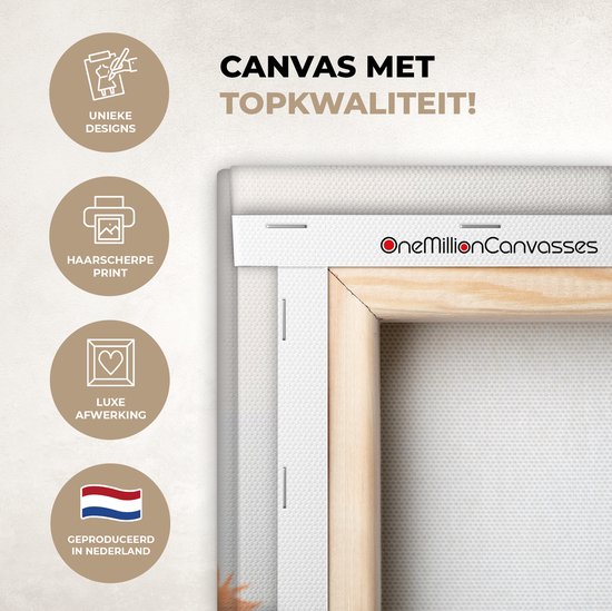 Tableau Toile Tournesols - Champ - Coucher de Soleil - Fleurs - Jaune - 120x80 cm - Décoration murale