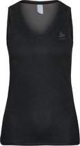 Odlo Bl Top V-Neck Singlet Active F-Dry Light Sportshirt Dames - Black - Maat XL