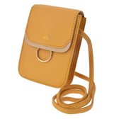 Handtas geel 17*13 cm