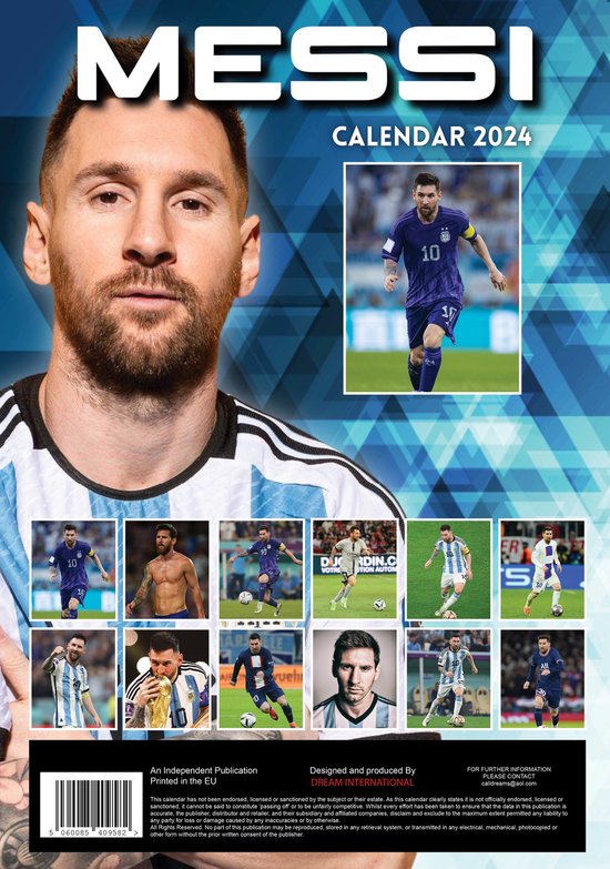 Lionel Messi Kalender 2024 A3