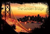 Fotobehang City Skyline Golden Gate Bridge | PANORAMIC - 250cm x 104cm | 130g/m2 Vlies