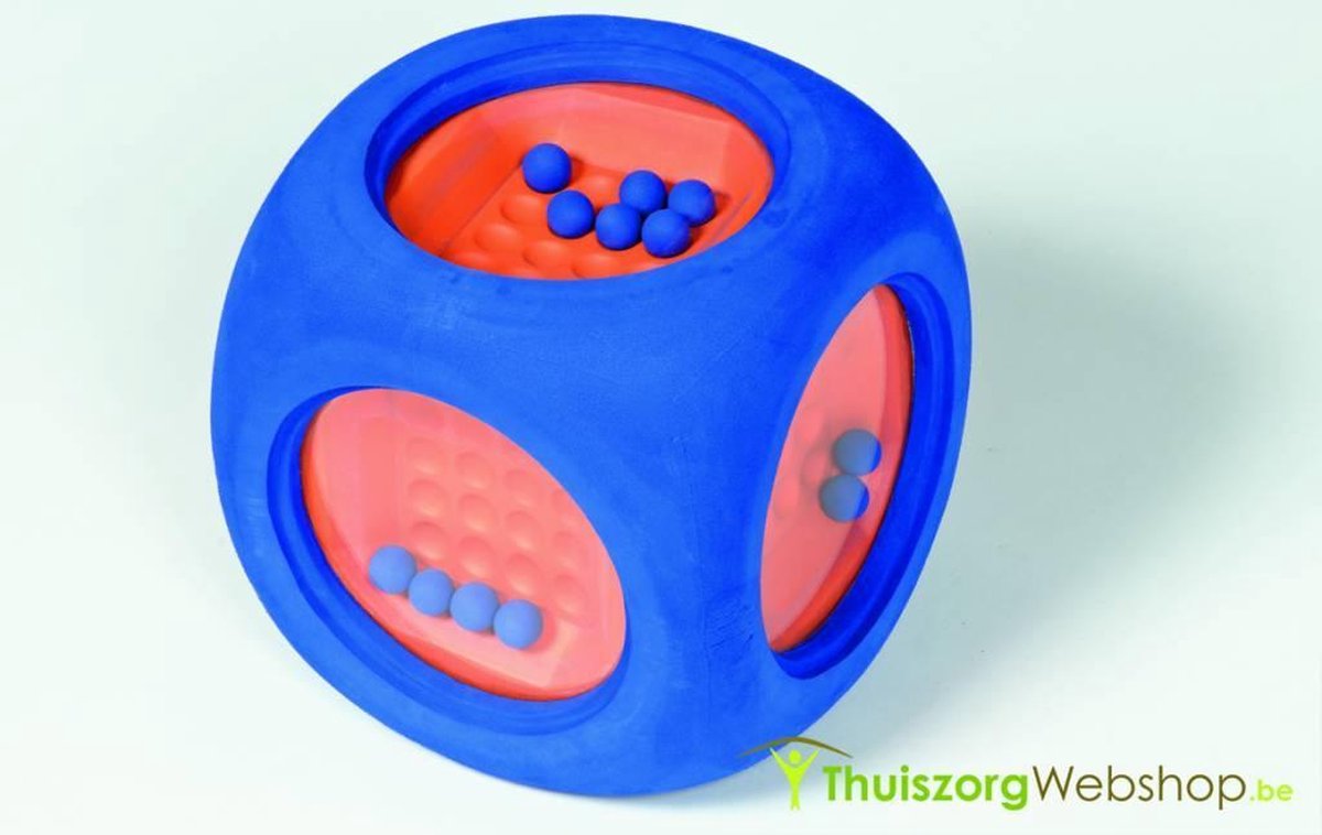 Wilde dobbelsteen : Reuzeformaat van 21 cm
