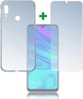 4smarts Tempered Glass + TPU Hoesje Huawei P Smart (2019) Transparant