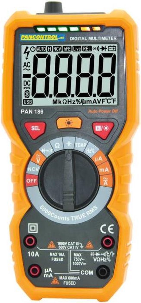 Pancontrol PAN 186 - Digitale multimeter IP67