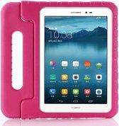 Kinder Tablethoes met Handvat Roze Geschikt voor Huawei MediaPad T3 (10) - Tablethoes Kindvriendelijk - Beschermhoes voor Kinderen - Shockproof - met Standaard - Tegen Vallen