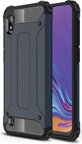 Samsung Galaxy A10 Hoesje Shock Proof Hybride Back Cover Blauw