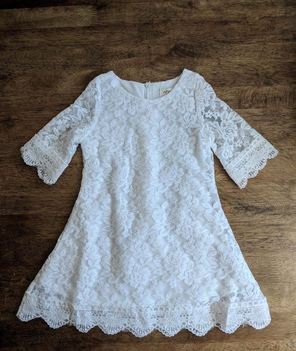 Meisjes Jurk met Kant en Bloemenprint voor Feest en Dagelijks Gebruik