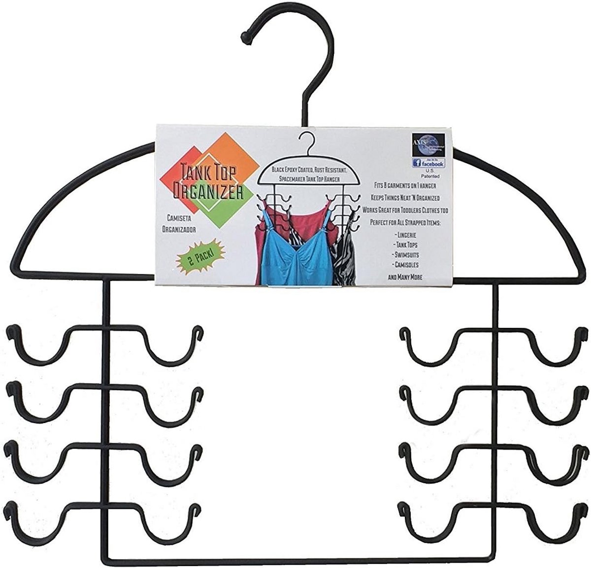 Set van 2 Kledinghangers voor Dameskleding zonder Merk
