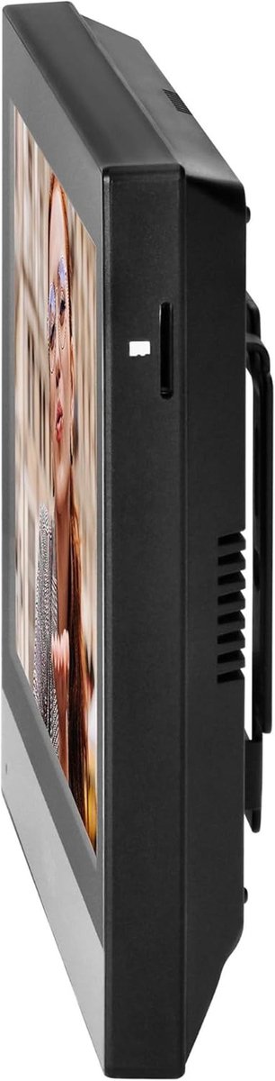 4-Draads Video Intercomsysteem met 7 inch Full HD Touchscreen - Deurbel met Camera - Zwart en Zilver — afbeelding 3