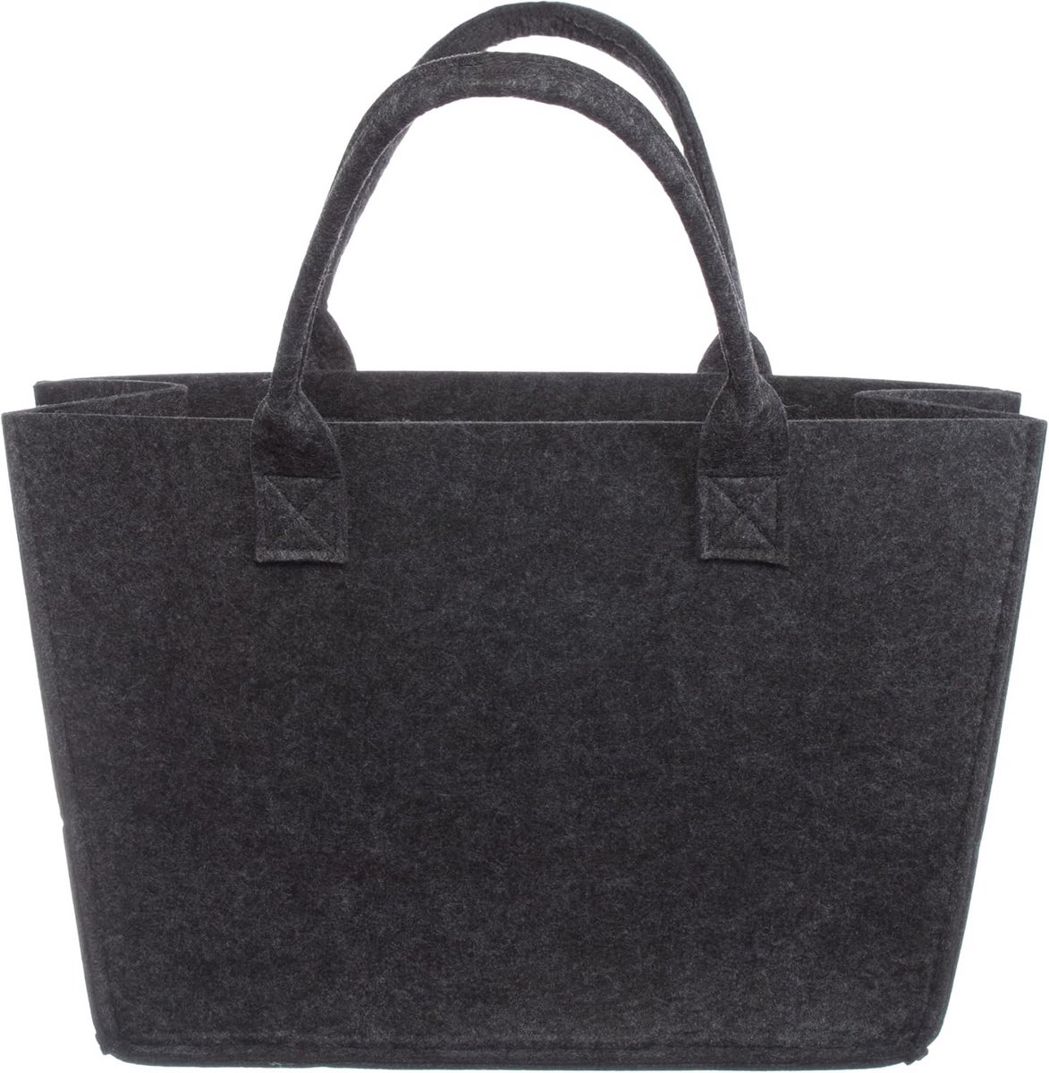 Stevige vilten boodschappentas met hertenprint, 36x15x25 cm