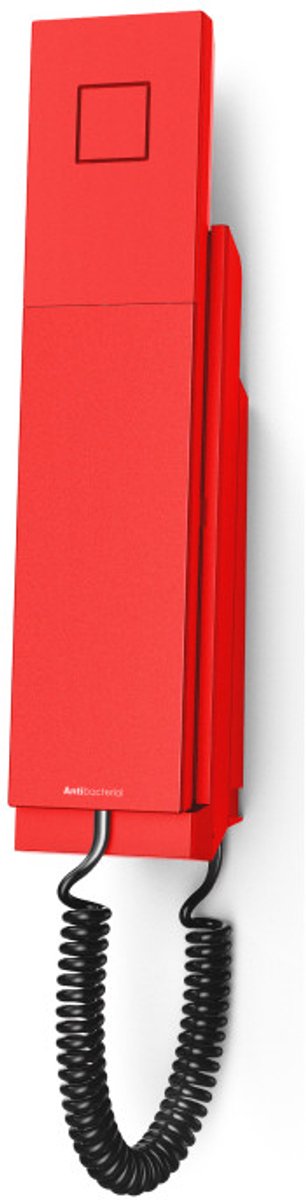 FELRODE analoge telefoon - geschikt voor wandmontage - noodtelefoon - e303a - rood