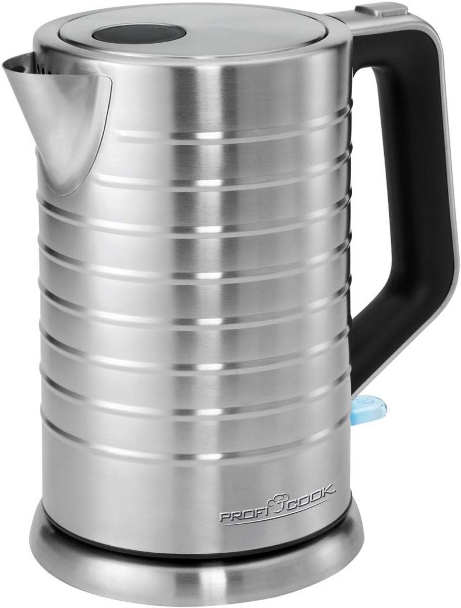 Waterkoker 1,7 liter - 1850-2200 Watt - 360° draaibare voet - Zilverkleurig