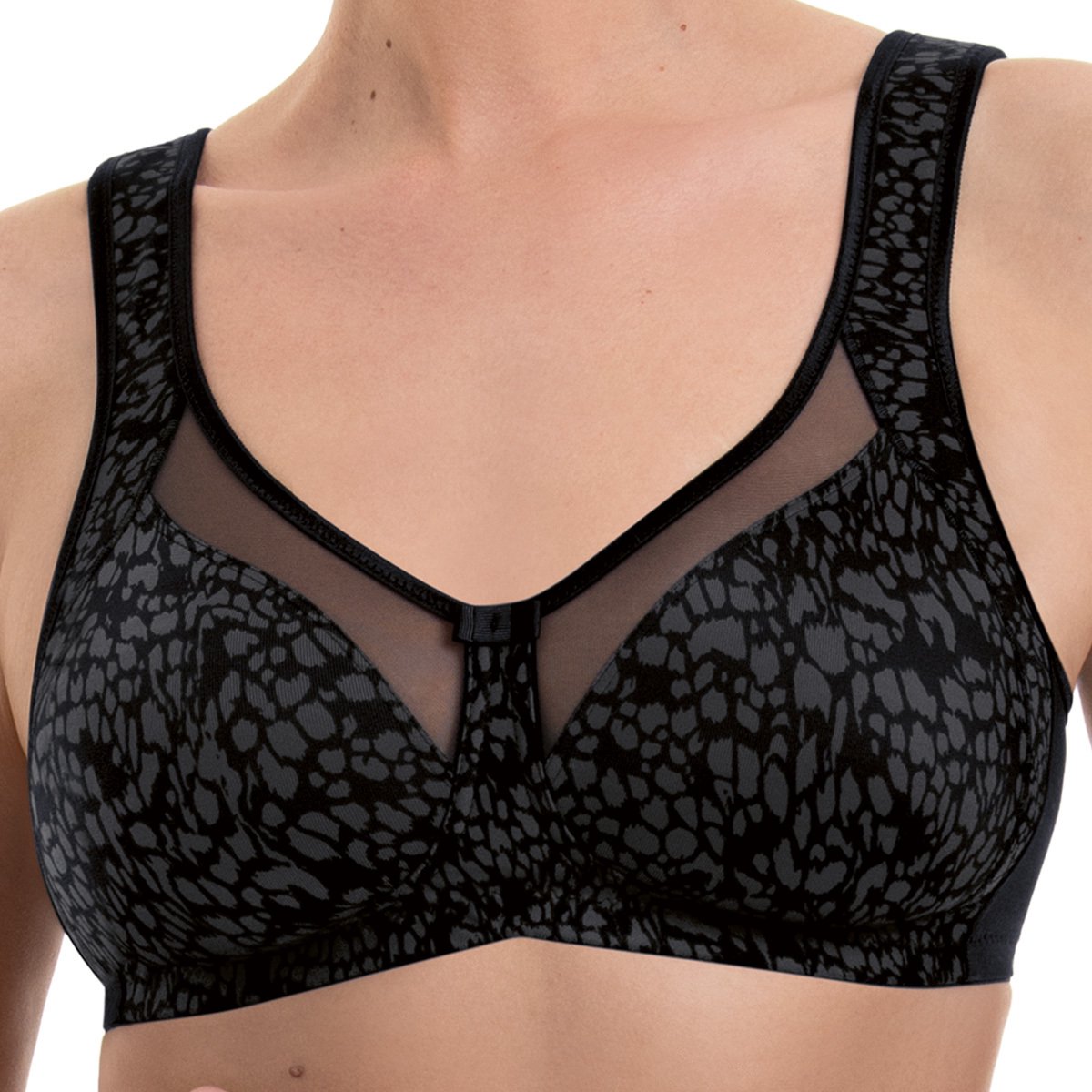 Anita Comfort Clara Art Comfort Bh zonder Beugel 5874 Zwart - maat EU 80D / FR