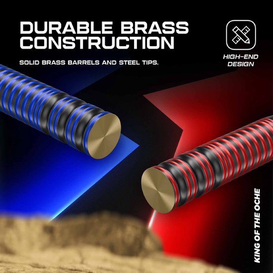 KOTO - Dual Force Messing Dartpijlen 20G - 6-Delige Complete Darts -ets van KOTO — afbeelding 3