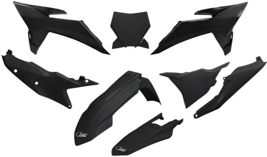 UFO Ktm SX 125 2025 plastic set Zwart
