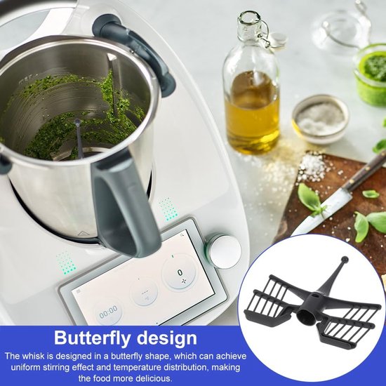 Butterfly-stirring attachment - Thermomix TM5 TM6 TM31 - keukenaccessoires - menger - vervangonderdelen voor Vorwerk Thermomix food processor — afbeelding 4