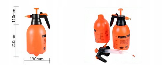 Drukspuit Schuimspuit 2L - Actieve Schuimspuit voor Auto en Tuin — afbeelding 2