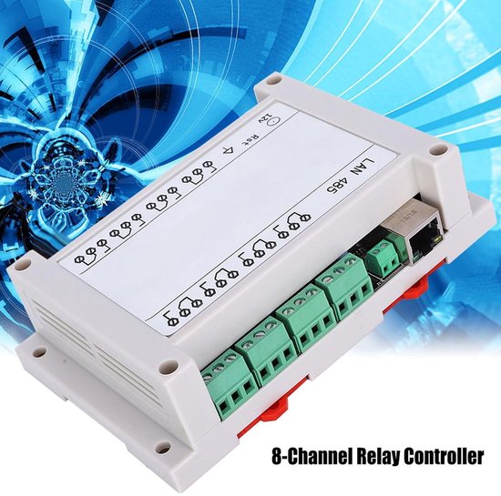 Module Relais Ethernet RJ45 TCP/IP Afstandsbediening Web Server 8 ...