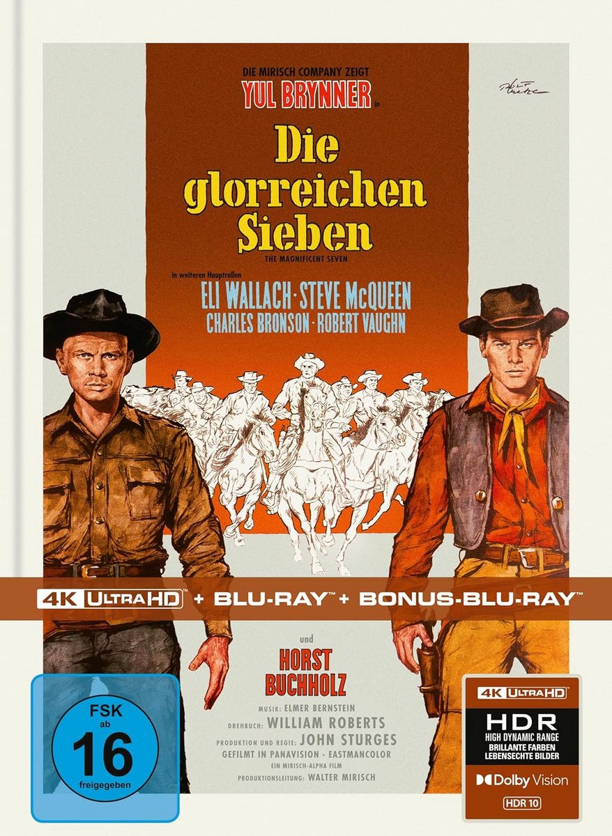 De Glorievolle Zeven 4K Ultra HD + Blu-ray Mediabook - Actieklassieker
