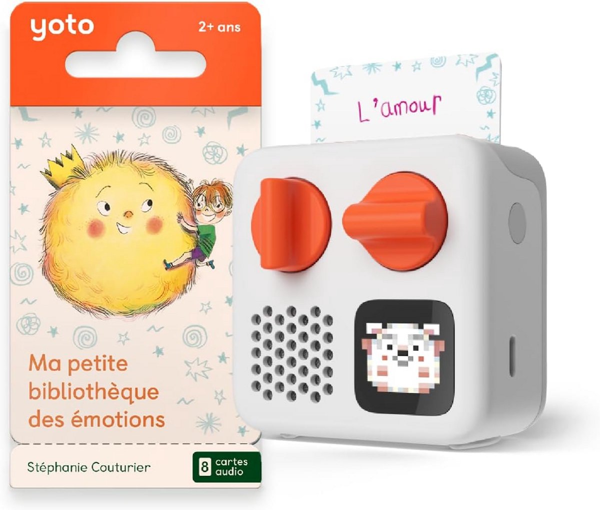 Draagbare Geluidsbox voor Kinderen met Inclusief Bibliotheek van Emoties