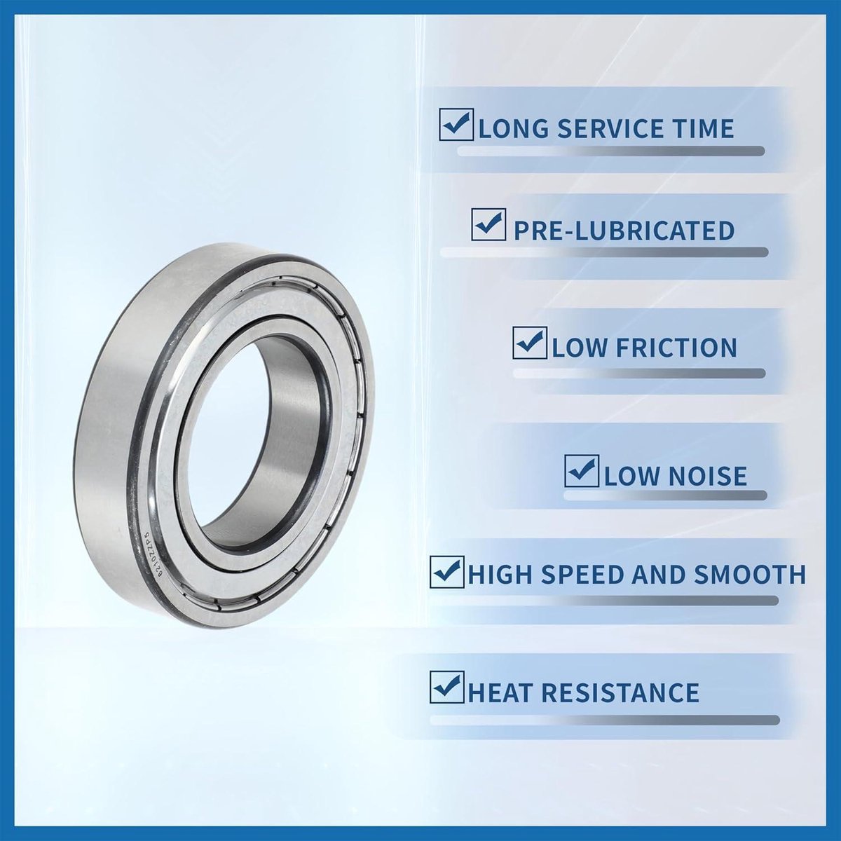 Cosensi Diepe Groefkogellagers P5 50x90x20mm Gesmeerde Lagers Dubbele Metalen Afdichting Zilverkleurige Scooter Skateboard Wiel Pak van 2 Any