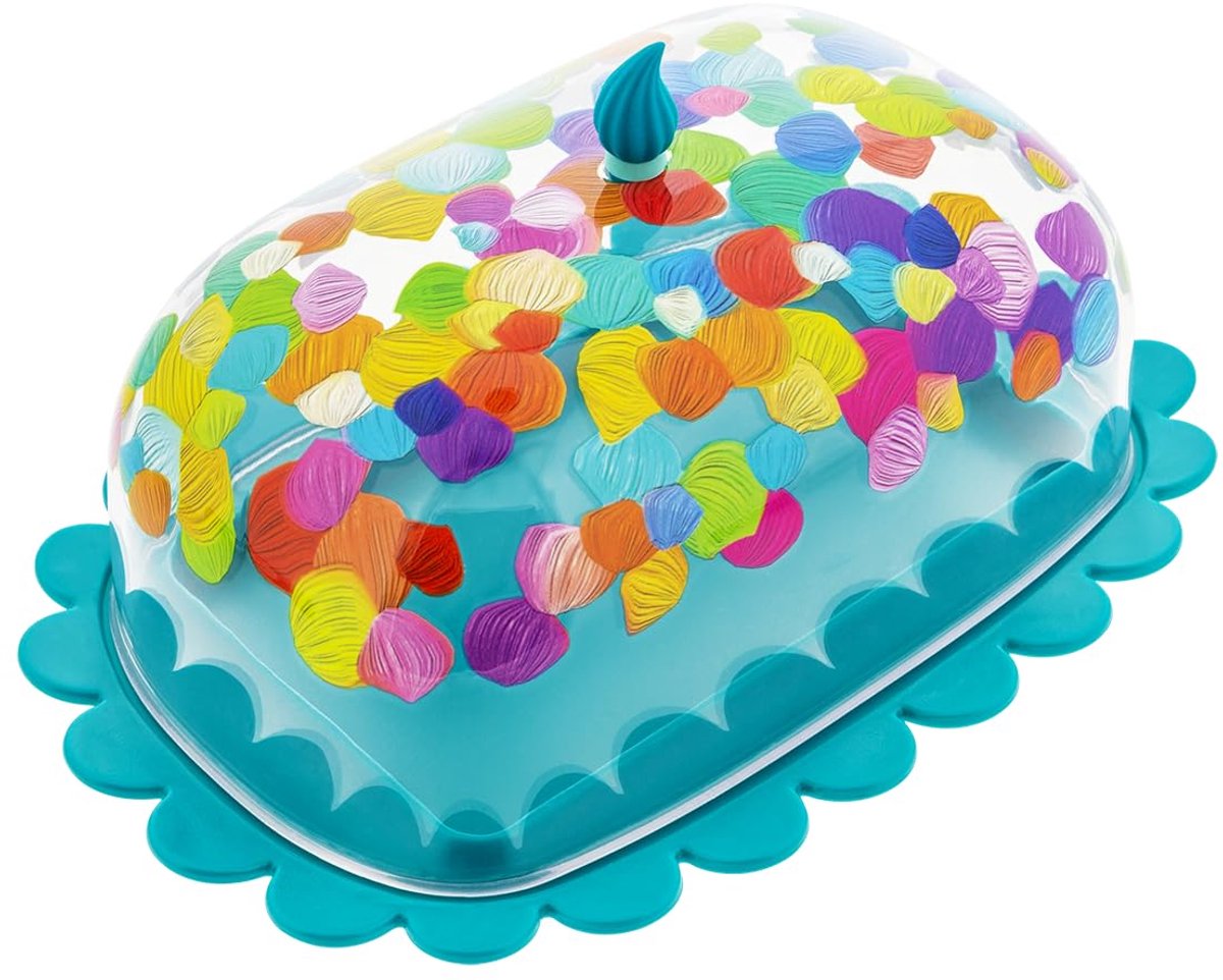 Unyqoos® Stijlvolle botervloot met uniek bloemen- en vlinderontwerp